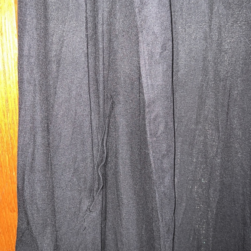Lisa Rinna Collection black open long cardigan plus size 1X - Picture 3 of 4